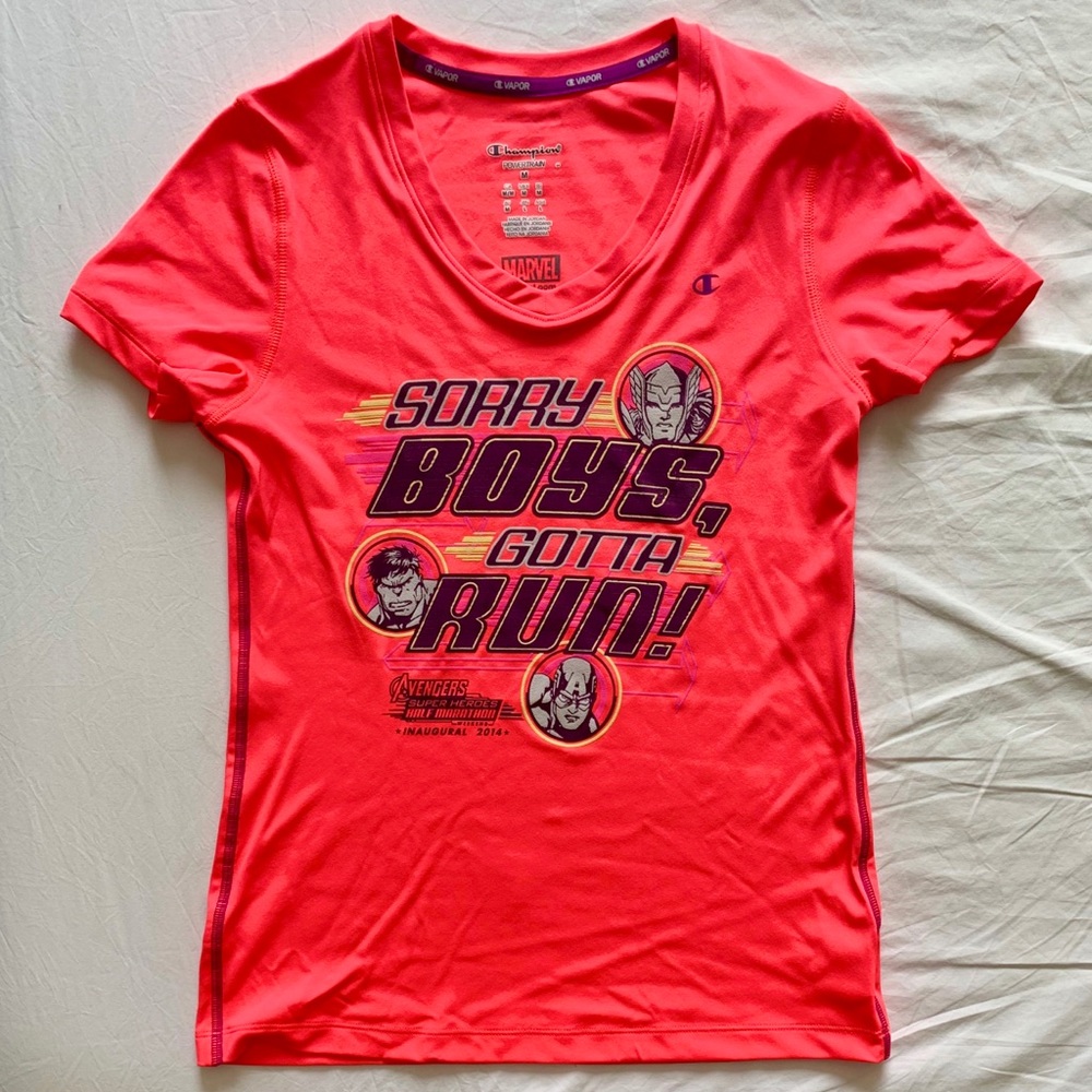 2014 runDisney Avengers 1/2 Marathon Souvenir Tee
